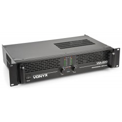 SKY-800 II Amplificador de sonido 2x400W Skytec