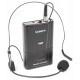 WM-512C Combi System Wireless VHF 2 canales con la computadora de mano, de Bodypack y Display, Vonyx