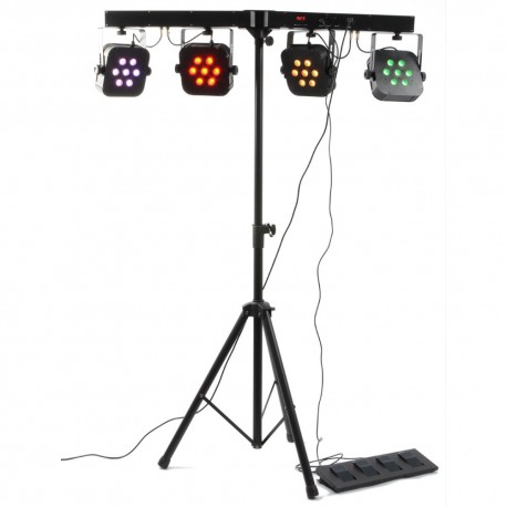 BeamZ Professional barra focos PAR 4 vías 7x10W QUAD DMX