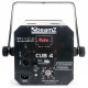BeamZ Cub4 II LED 2x10W Quad + 64 RGB DMX IR mando