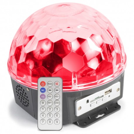 MAX Magic jelly DJ ball al ritmo de la música 6x1W LED con reproductor MP3