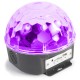 MAX Magic jelly DJ ball al ritmo de la música 6x1W LED con reproductor MP3