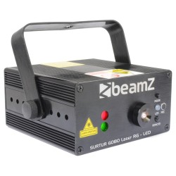 BeamZ Surtur láser rojo y verde con gobo con LED + mando a distancia