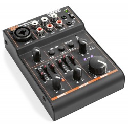 PDM-D301BT Mezclador de 3 canales USB con tarjeta de sonido Power Dynamics