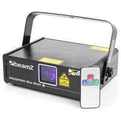 BeamZ Prospero II láser 150mW rayo azul DMX IRC