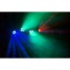 Max Partybar barra con 2 focos PAR 3 LEDs 4-en-1 RGBW + 2 jellymoon