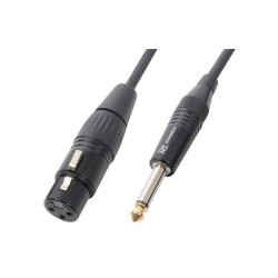 PD Connex hembra XLR - jack mono 6.3mm, 3m