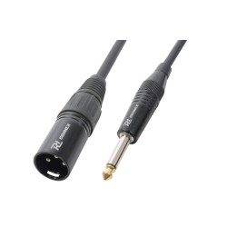 PD Connex cable XLR macho - jack 6.3 mono, 3 m
