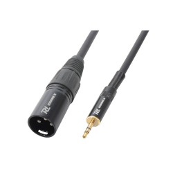 Cable 3.5mm estéreo - XLR macho, 0.5m