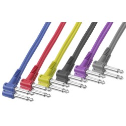 Cable de conexión 6 piezas - 0,5m color OFC mono