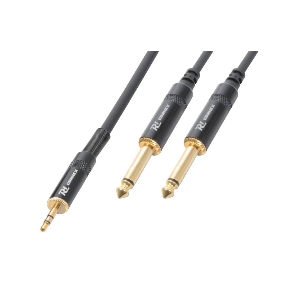 Cable De Altavoz HQ-Power - 3 M, Jack 6.35 Mm Mono, Azul, Para Estudio, Conciertos O Casa
