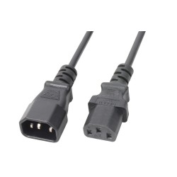 IEC Cable de extensión macho - hembra 1 metro