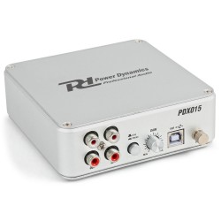 PDX-015 USB 2.0 Pre amplificador de phono con software Power Dynamics