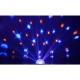 SBS-50B Bafle party negro con bola RGB LED Vonyx