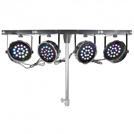 BeamZ PARBAR 4 vías 18x1W RGB LEDs DMX