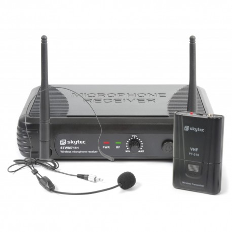 STWM711H Sistema inalámbrico 1 canal VHF con micro de cabeza Skytec