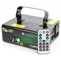 BeamZ Cupid doble láser 210mW RG gobo DMX IRC