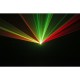 BeamZ Oberon II láser 230mW rayos RGY DMX IRC
