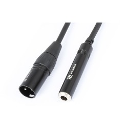 Cable convertidor XLR macho - 6.3mm jack hembra