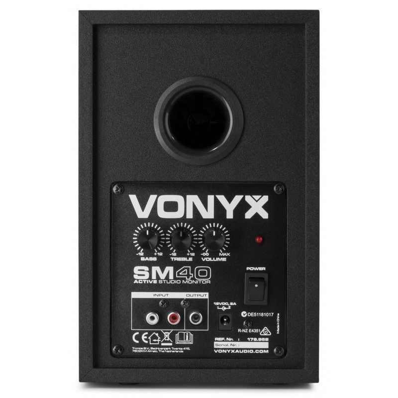 Vonyx SMN40W Enceintes Monitoring
