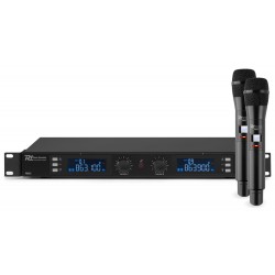 PD632H Micro inalámbrico 2x20 canales digital UHF con 2 micros