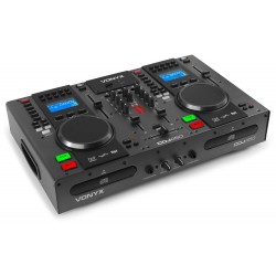 CDJ-450 Doble reproductor mezclador de sobremesa CD/MP3/USB/BT Vonyx