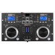 CDJ-500 Doble reproductor con amplificador CD/MP3/USB/BT Vonyx