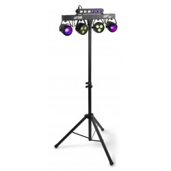 Partybar10 Kit 2 x jelly moon, 2 x PAR y UV/strobo