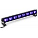 BeamZ BUVW83 Barra luz ultravioleta 8x3W UV/white 2-en-1 LED