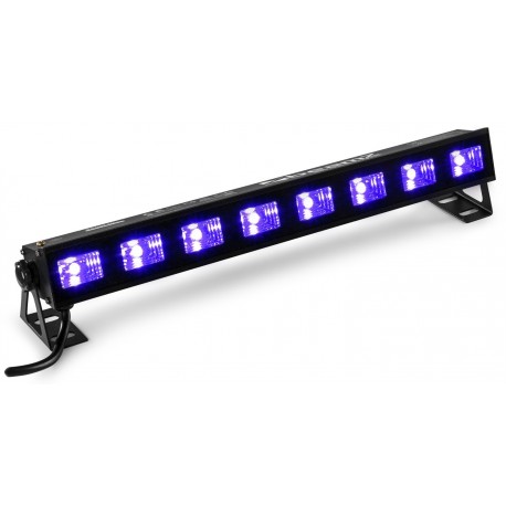 BeamZ BUVW83 Barra luz ultravioleta 8x3W UV/white 2-en-1 LED