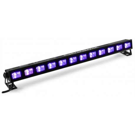 BeamZ BUVW123 Barra luz ultravioleta y blanca 12x3W  2-en-1 LEDs