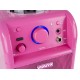 SBS-50P Bafle karaoke rosa con Bluetooth y bola LED Vonyx