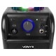 SBS-50B Bafle karaoke negro con Bluetooth y bola LED Vonyx