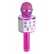 KM-01 Micrófono de karaoke con altavoz incorporado BT/MP3 rosa
