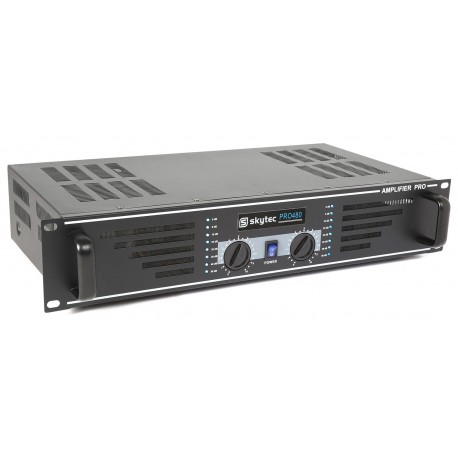 SKY-480B Amplificador de sonido 2x240W Skytec