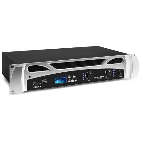 VPA-1000 Amplificador PA 2x500w BT/USB Vonyx