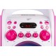SBS-30P Sistema karaoke Fenton CD/BT/MP3 2 micros color rosa