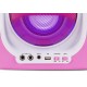 SBS-30P Sistema karaoke Fenton CD/BT/MP3 2 micros color rosa