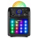 SBS-50B Bafle karaoke negro BT, bola y luces LED Vonyx