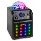 SBS-50B Bafle karaoke negro BT, bola y luces LED Vonyx