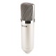 CM400 Conjunto micrófono de estudio de condensador plata Vonyx
