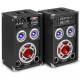 KA-06 Pareja de altavoces autoamplificados 6.5" USB/BT LED