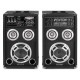 KA-06 Pareja de altavoces autoamplificados 6.5" USB/BT LED