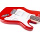 Gigkit Conjunto guitarra eléctrica color rojo