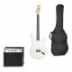 Gigkit Conjunto guitarra eléctrica color blanco
