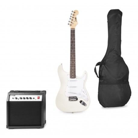 Gigkit Conjunto guitarra eléctrica color blanco