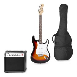 Gigkit Conjunto guitarra eléctrica sunburst