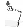 CMS300S Micrófono de estudio set USB Vonyx color plata