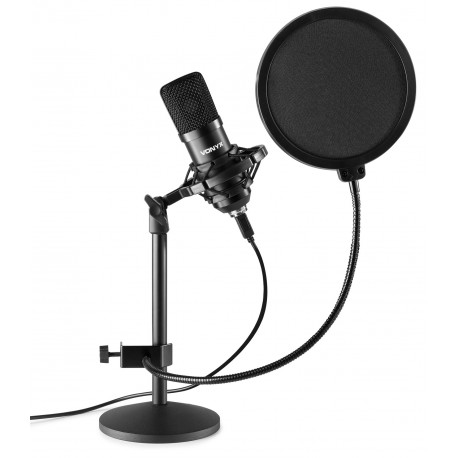 CMTS300 Set micrófono de estudio negro Vonyx
