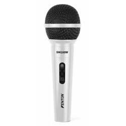 DM-100W Micrófono dinámico Fenton color blanco